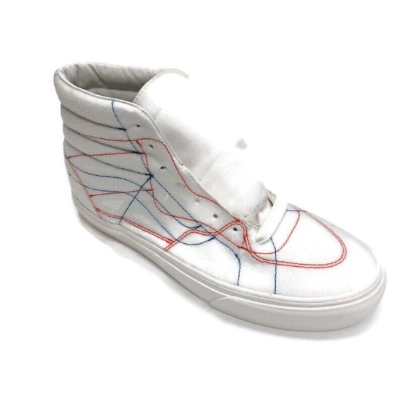 Vans Other - Vans Size 9.5 Hi Taka Hayashi Vault LX DIY Skateboard Shoes 721454 Marshmallow